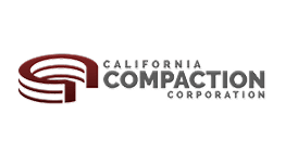 California Compaction Corporation logo on black background.